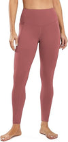 Smooth Yoga Pants with Pockets for Women High Waisted Workout Lounge Leggings Buttery Soft