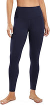 Smooth Yoga Pants with Pockets for Women High Waisted Workout Lounge Leggings Buttery Soft