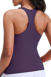 Workout Tank Tops with Built in Bra, Butter Soft V Neck Athletic Yoga Tops, Racerback Gym Shirts for Women