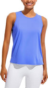 Ice Silk Workout Tank Tops for Women Cool-Dry Sleeveless Loose Fit Yoga Shirts Athletic Running Gym