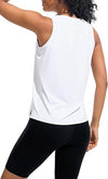 Ice Silk Workout Tank Tops for Women Cool-Dry Sleeveless Loose Fit Yoga Shirts Athletic Running Gym