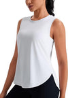 Ice Silk Workout Tank Tops for Women Cool-Dry Sleeveless Loose Fit Yoga Shirts Athletic
