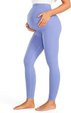 No See-Through Maternity Workout Yoga Leggings Soft Stretchy Pregnancy Leggings Over The Belly