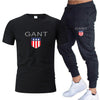 Men's Cropped T Shirt Trousers