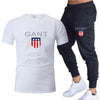 Men's Cropped T Shirt Trousers