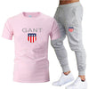 Men's Cropped T Shirt Trousers