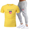 Men's Cropped T Shirt Trousers