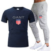 Men's Cropped T Shirt Trousers