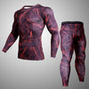 Men's Sports Leggings And T-shirt